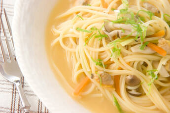 アサリのスープスパゲティ