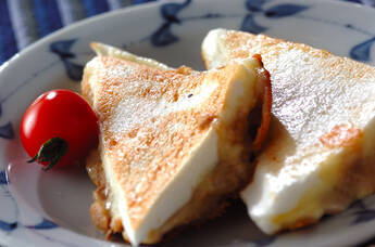 ハンペンのチーズはさみ焼き