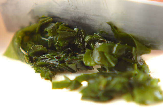 ワカメの茶碗蒸しの作り方の手順1
