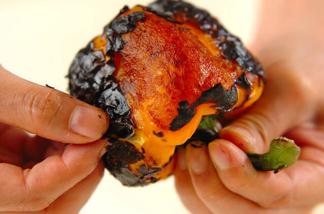 焼きパプリカとプチトマトのマリネの作り方の手順4