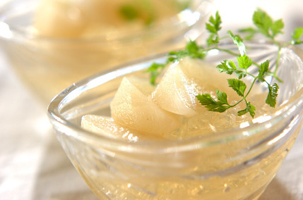 簡単！旨み凝縮 梨のコンポートとジュレ by河田 麻子さん