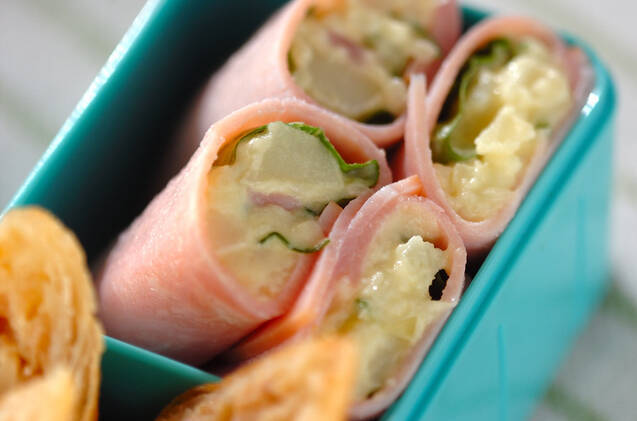 ハム巻きポテサラ