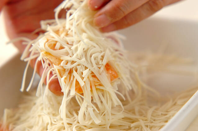 鮭のカリカリ揚げの作り方の手順5