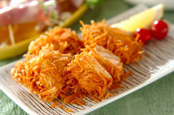 鮭のカリカリ揚げ