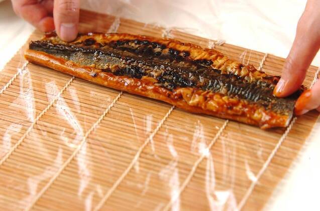 ウナギの棒ずしの作り方の手順2