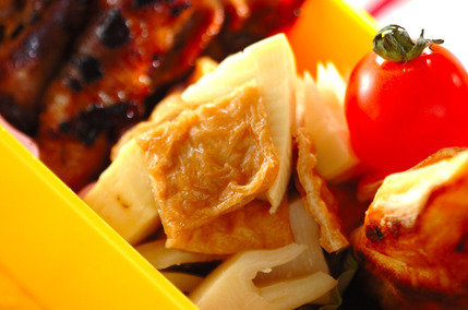 いなりとタケノコのサッと煮