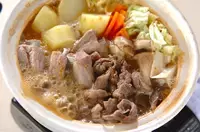 スペアリブのこっくり美肌鍋