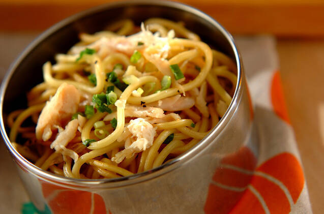 ささ身のネギ塩焼そば