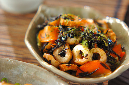 ちくわと芽ヒジキの炒め煮