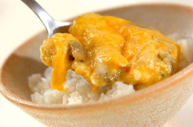 アサリと卵の丼の作り方の手順4