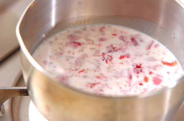 フランボワーズのショコラショーの作り方の手順3