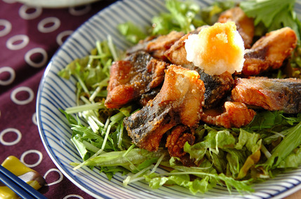 サバの竜田揚げおろしがけ