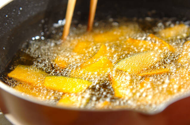 カボチャチップスの作り方の手順3