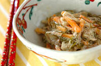 新ゴボウとめかぶのサラダ