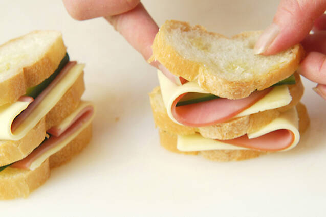 串揚げサンドイッチの作り方の手順2