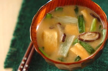 長芋の田舎みそ汁