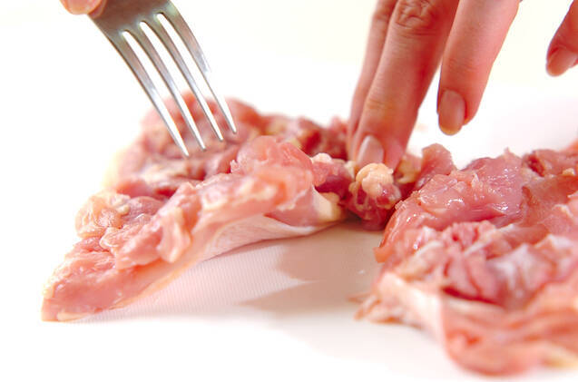 チキンカツのアレンジレシピ 簡単ピザ風 by保田 美幸さんの作り方の手順1