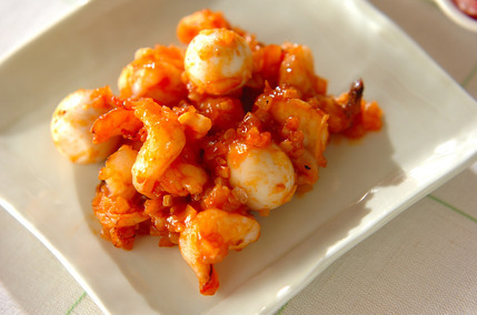 エビのケチャップ炒め