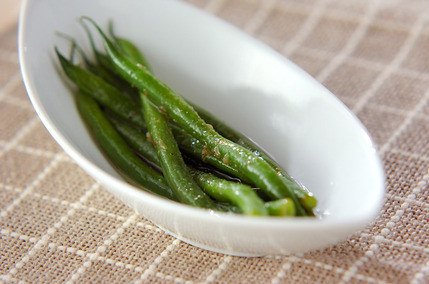 サヤインゲンのマリネ