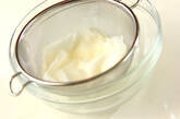 手作りカッテージチーズの作り方2