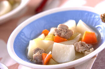 チキンとカブのポトフ