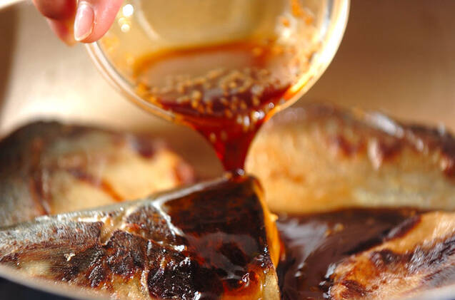 サバの焼き肉ダレ焼きの作り方の手順6