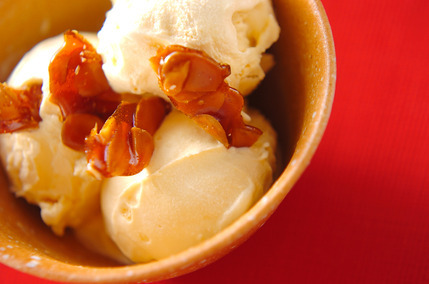 カラメルナッツアイス