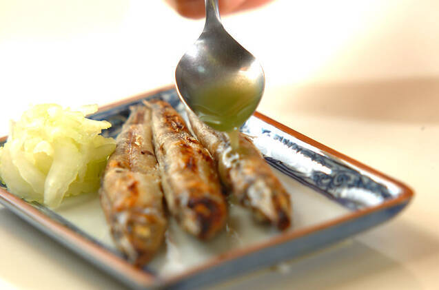 焼きニギスの甘酢浸しの作り方の手順3