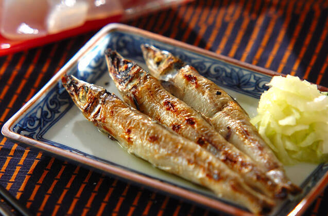 焼きニギスの甘酢浸し