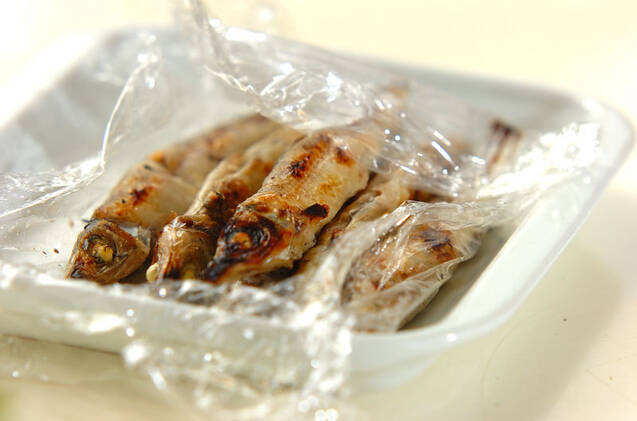 焼きニギスの甘酢浸しの作り方の手順2