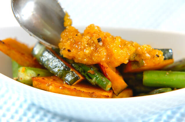 焼きアスパラのチーズソースの作り方の手順5