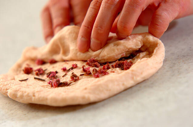 桜プチベーグルの作り方の手順3