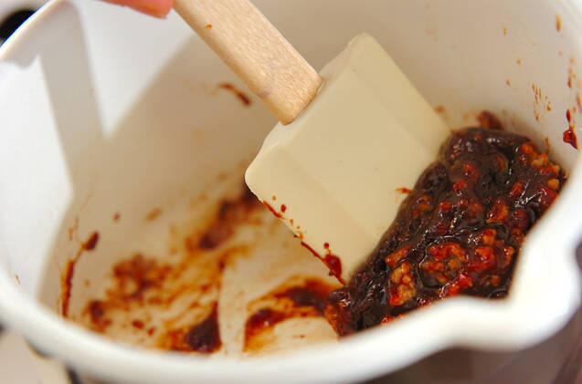 肉みそ豆腐の作り方の手順2