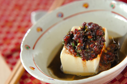肉みそ豆腐
