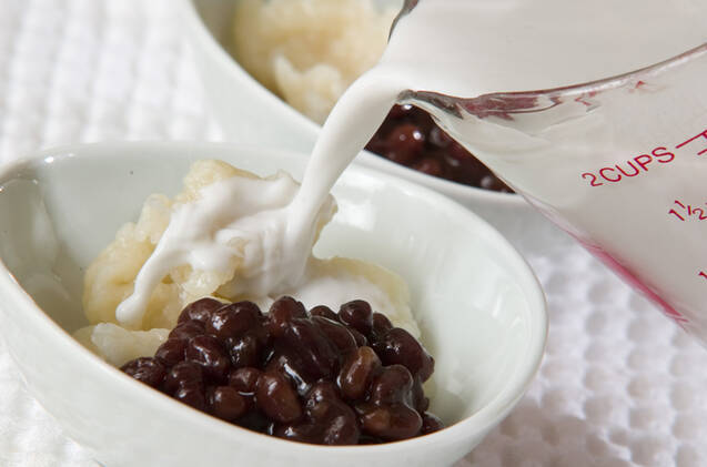 ココナッツぜんざいの作り方の手順3