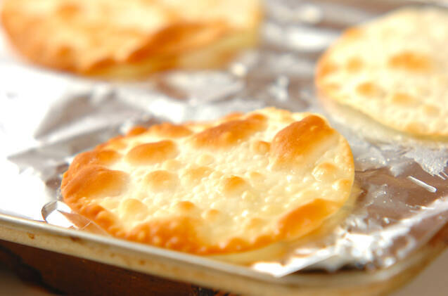 半熟卵のアンチョビのせの作り方の手順3