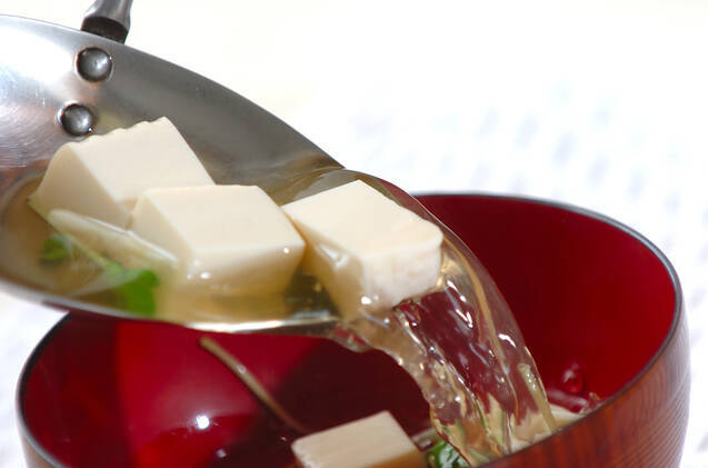豆腐のお吸い物の作り方の手順5