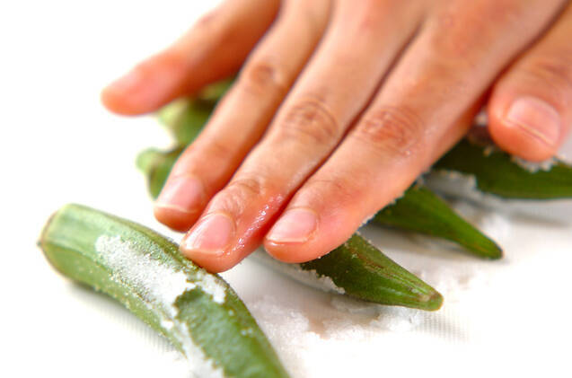 トロロオクラ納豆の作り方の手順2