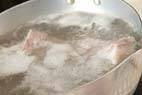 豚肉温素麺の作り方1
