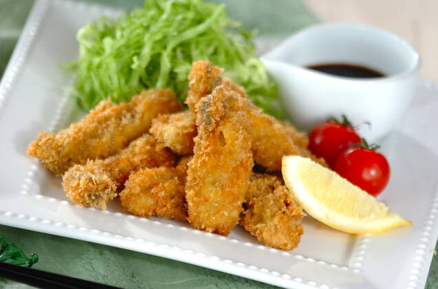 カキのカレー風味フライ