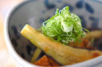 ナスと揚げの和え物