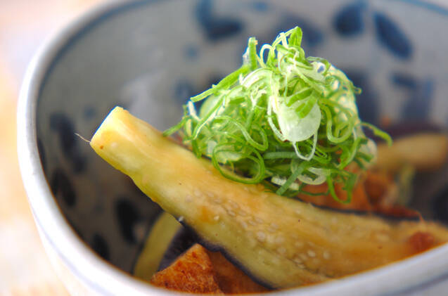 ナスと揚げの和え物