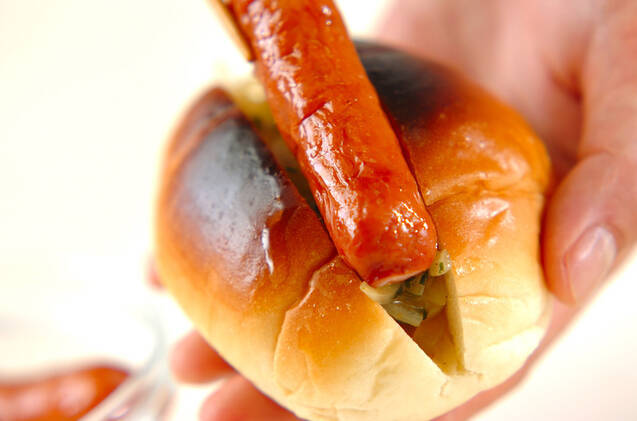 オニオンカレードッグの作り方の手順3