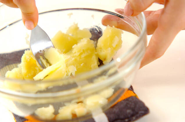 つぶしジャガのスープの作り方の手順1