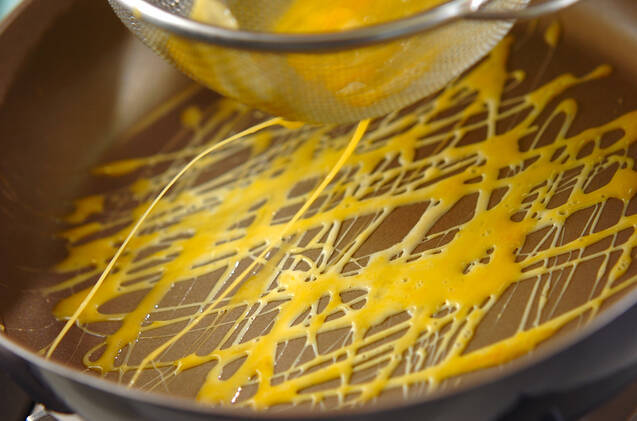 たまごのシートケーキの作り方の手順1