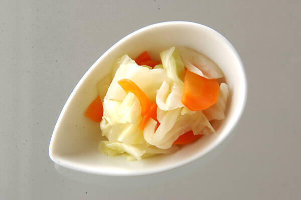 キャベツの甘酢