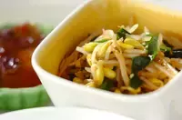 レンジ豆モヤシナムル