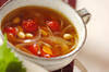 大豆のピリ辛トマトスープの作り方の手順