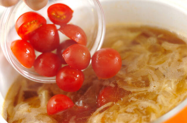 大豆のピリ辛トマトスープの作り方の手順5