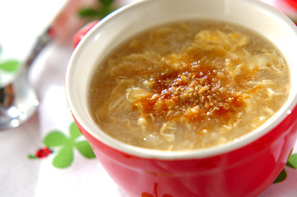 ふんわり卵のトロロ汁